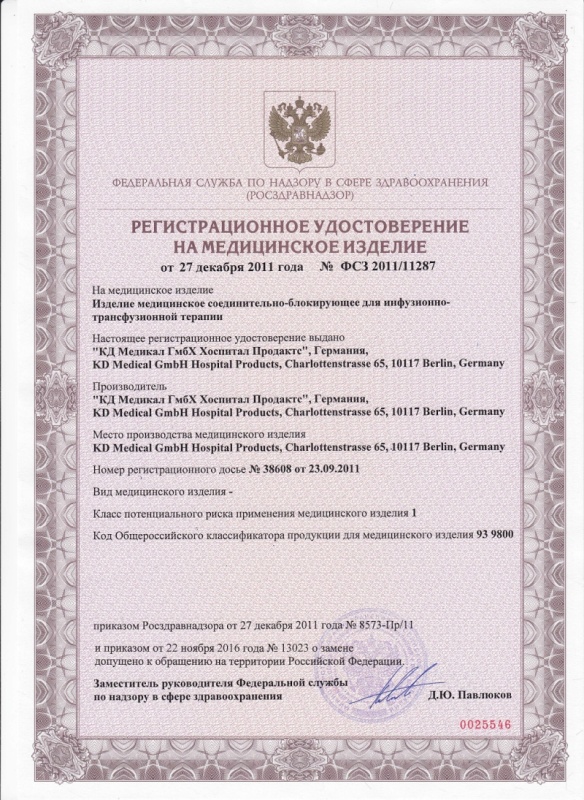 Хоспитал Продактс - РУ - Стопперы
